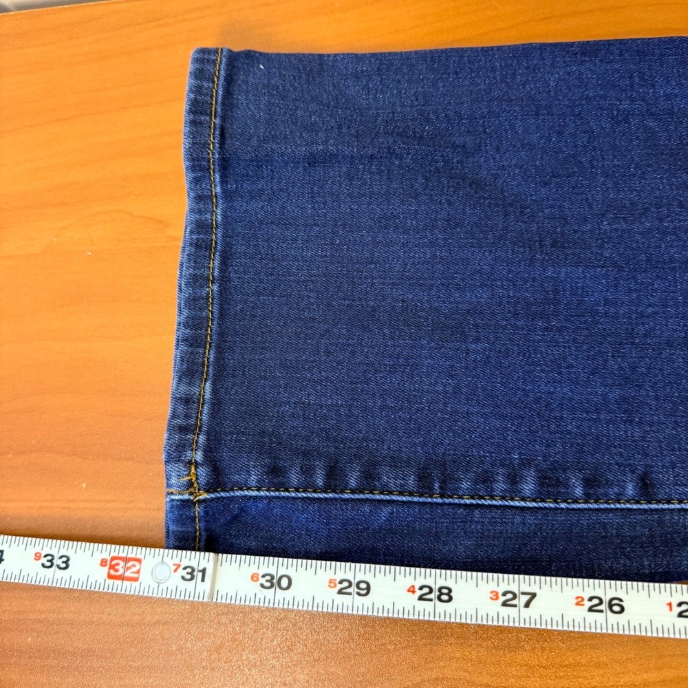Frame Le Mini Boot High Rise Dark Wash Bootcut Jeans Size 26 Indigo Stretch - Picture 6 of 9